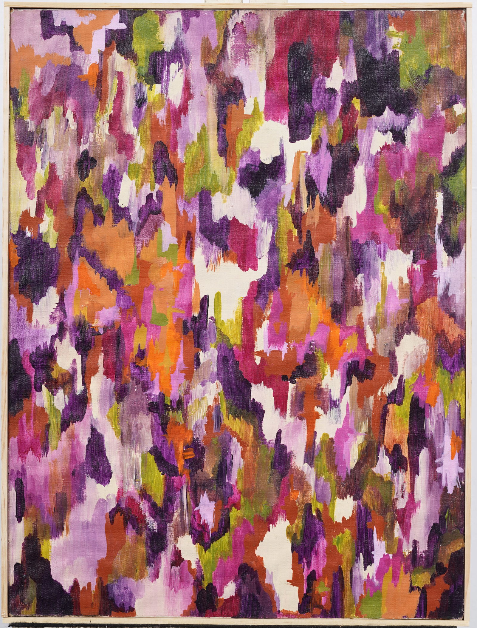 Vintage American Modernist Abstract Oil Painting (1 of 5)