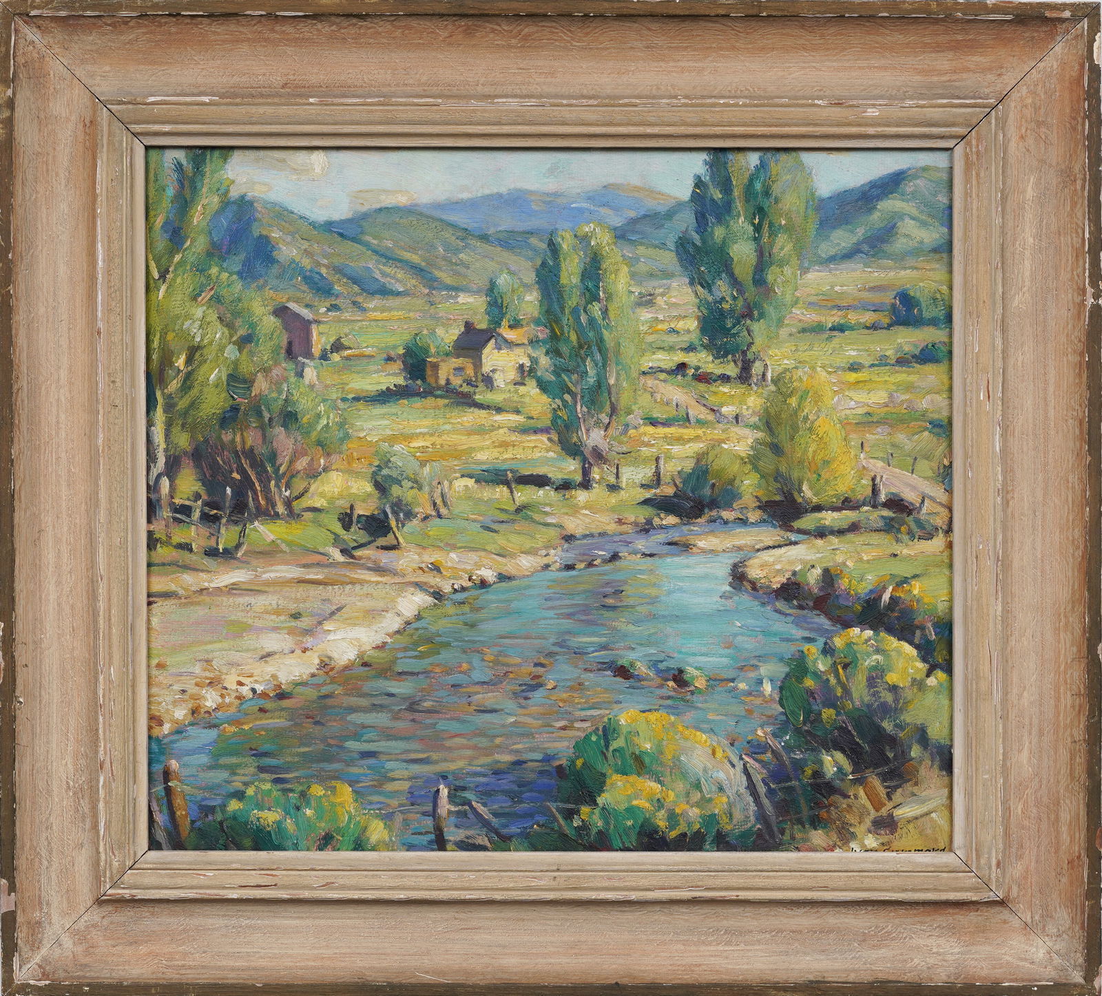 Ivan F. Summers (1889 - 1964) Vintage American Impressionist New Mexican Landscape Oil Painting (1 of 8)