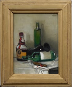 Vintage Impressionist Signed Framed Still Life Oil Painting