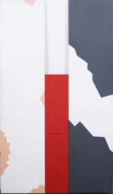 Valerie Markwood Monumental Signed Vintage American Female Abstract Modernist Oil Painting