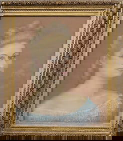 Vintage American Super Realist Signed Margaret Hook Framed Pastel Painting