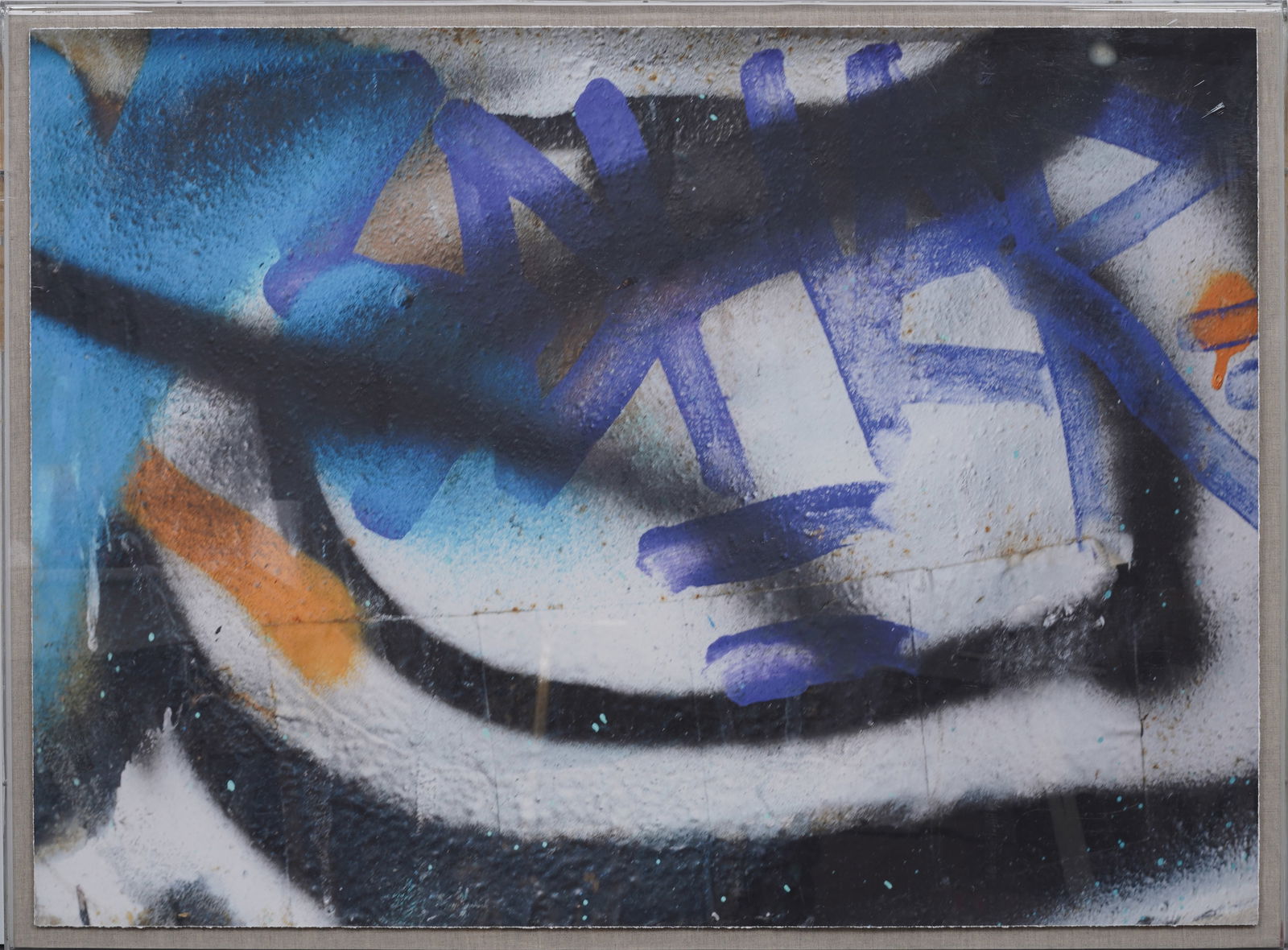 Vintage American Modernist Abstract Expressionist Mixed Media Painting (1 of 5)