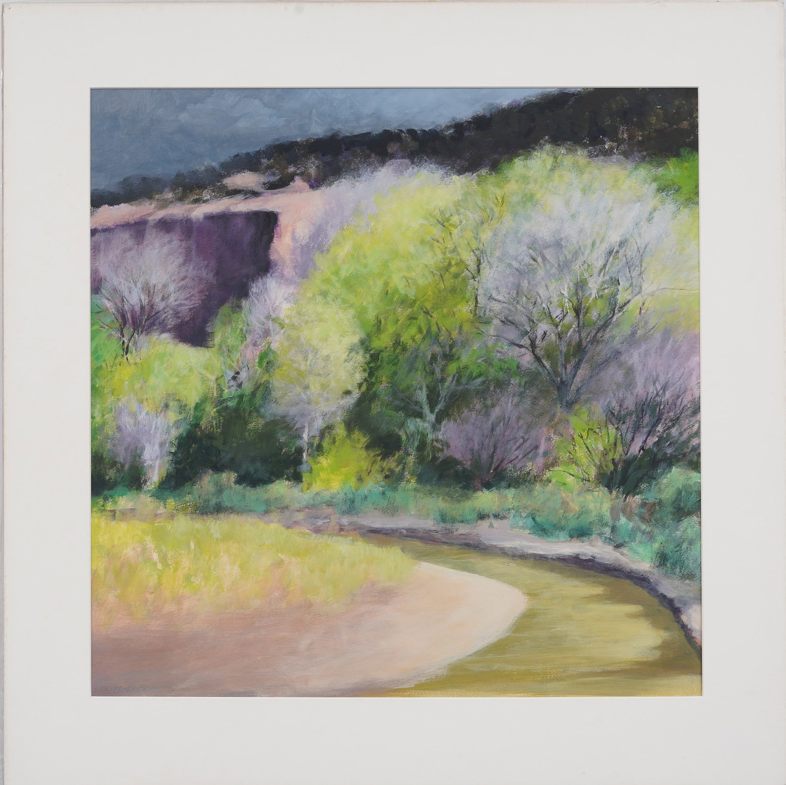 Vintage American Modernist Abstract Pastel Signed by Striffolino (1 of 9)