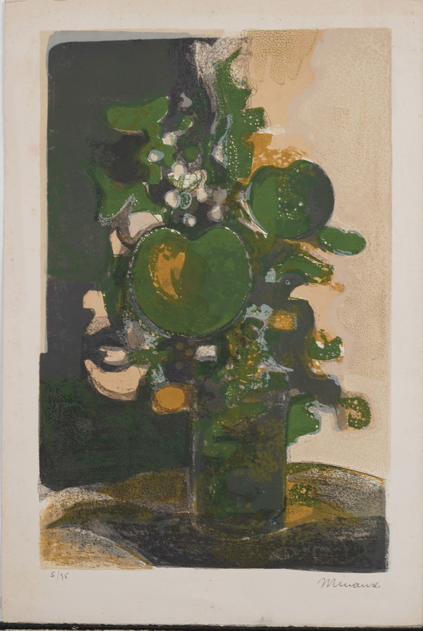 André Minaux (1923–1986), "Le Grand Bouquet or Nature Morte" Vintage Still Life Print (1 of 7)