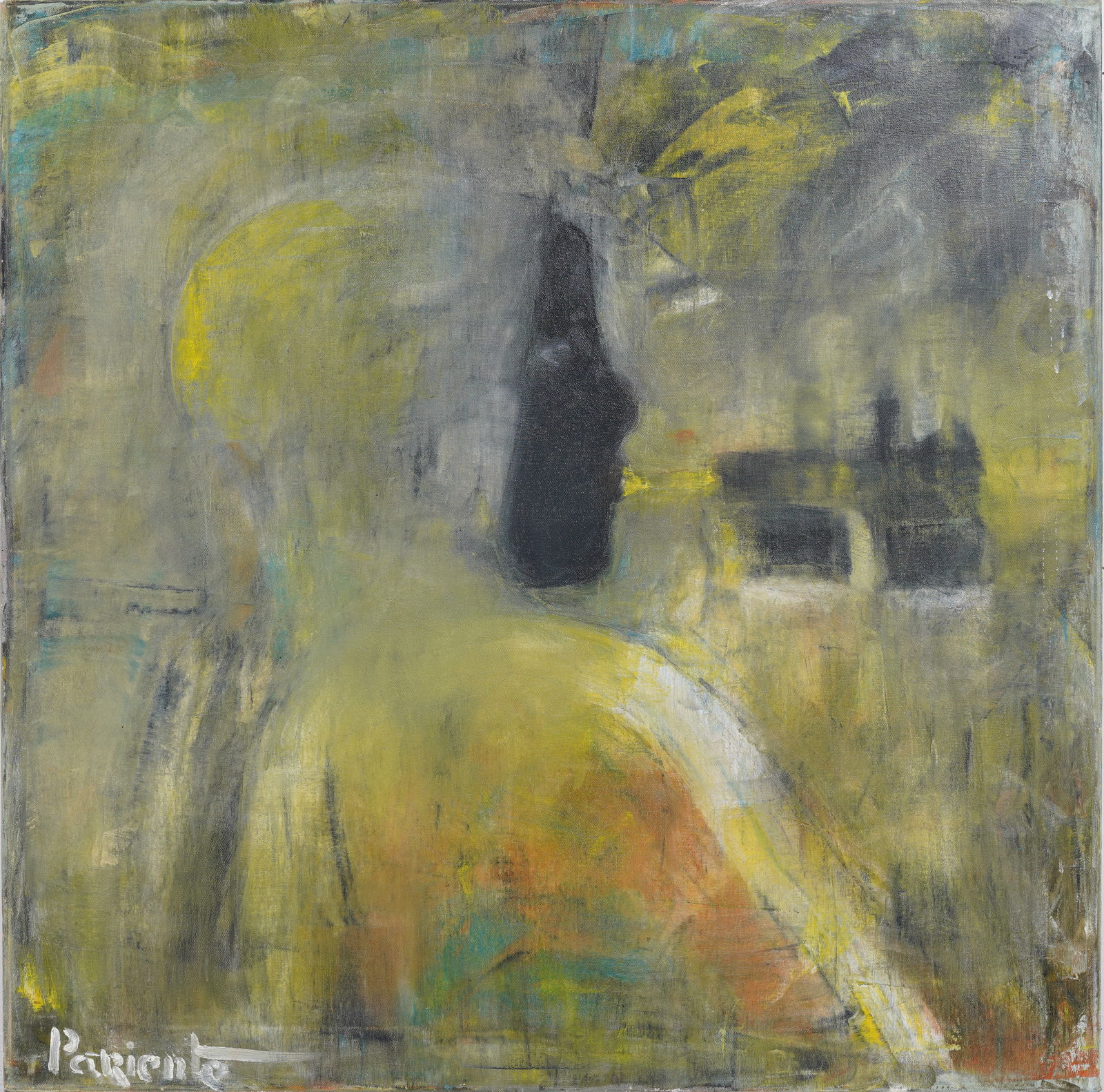 Abraham Pariente (B1962) Israeli American Modernist Abstract Figural Portrait Framed Oil Painting (1 of 5)