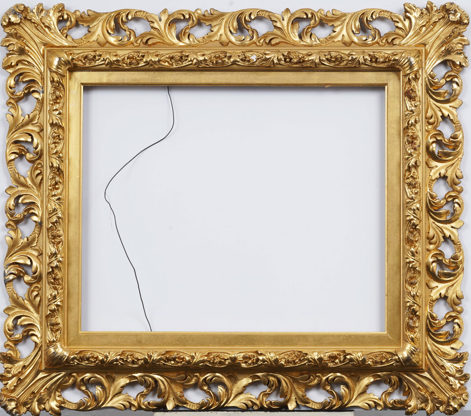 Large Antique European Fancy Giltwood Oil Painting Frame (1 of 7)