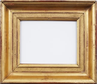 Antique French Wide Gold Gitlwood  Oil Painting Frame