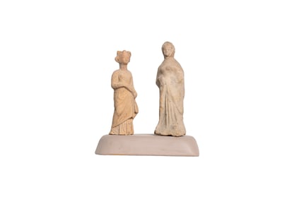 Pair of Small Classical-Style Terracotta Figures