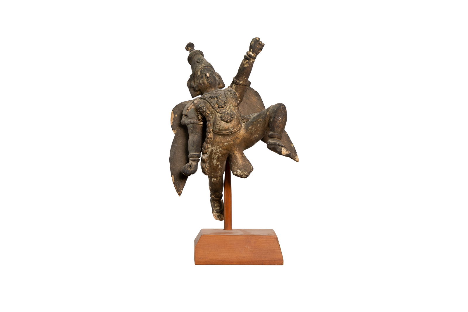 Antique Indian Bronze Deity Fragment on Stand (1 of 5)