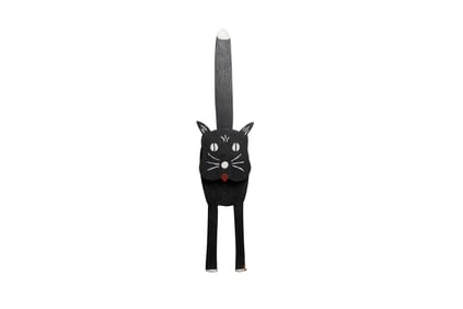 Folk Art Black Cat Cutout