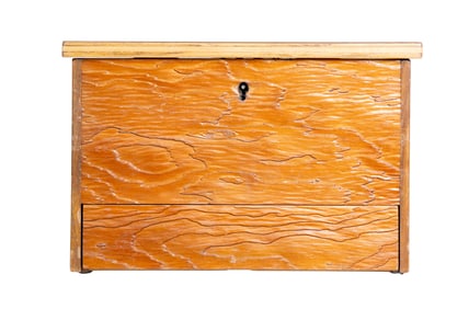 Group of Three Wooden Storage Boxes