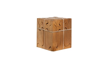 Set of Interlocking Wooden Puzzle Blocks