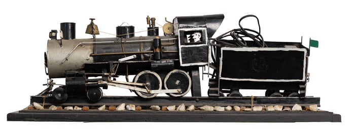 Folk Art Locomotive Model