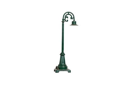 Green Cast Iron Street Lamp