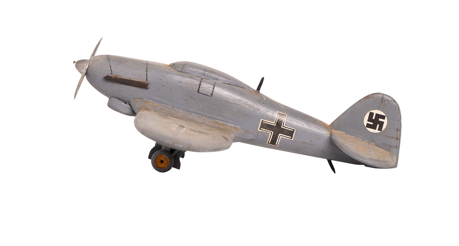 Handmade WWII-Era Model Airplane with Historical Military Markings (1 of 6)