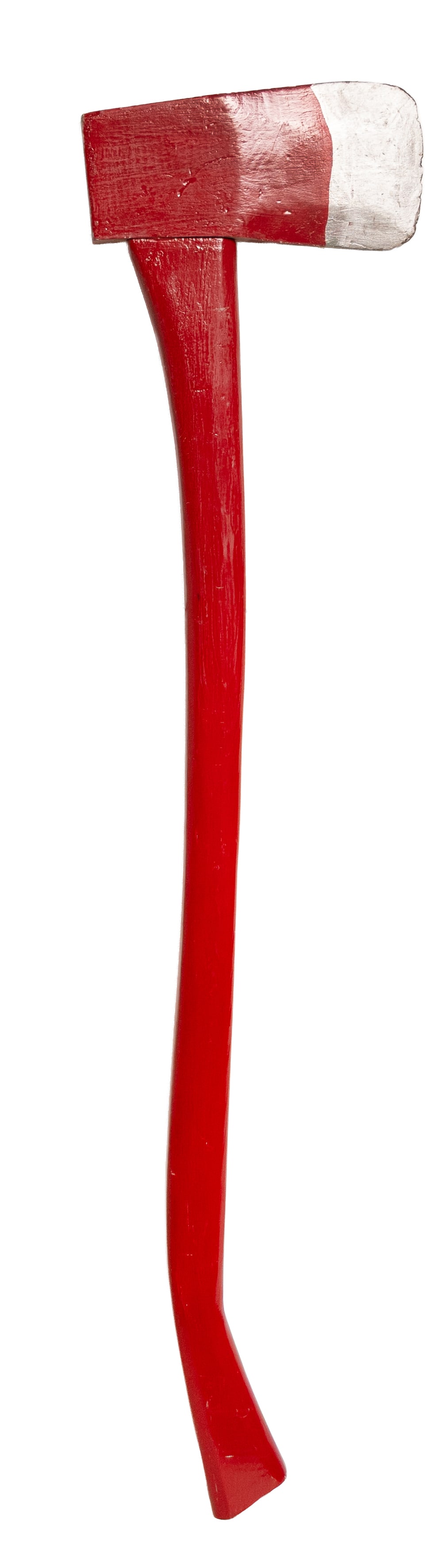 Vintage Red Painted Faux Axe with Painted Blade (1 of 5)
