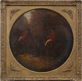 John Frederick Herring, Sr (1795-1865) Antique English Equestrian Horse Portrait Signed Oil Painting