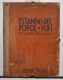 Carlos Mérida (1891-1985) Vintage Mexican Collection of 10 Mid Century Modernist Lithographs MCM