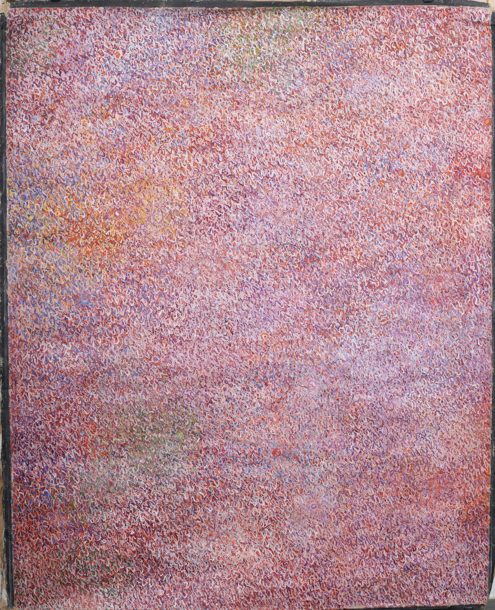 Signed 1969 Vintage Large Abstract Expressionist Original Oil Painting on Canvas (1 of 13)