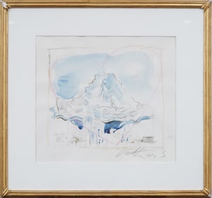 Vintage American Modernist Surreal Abstract Nude Figural Framed Signed Painting