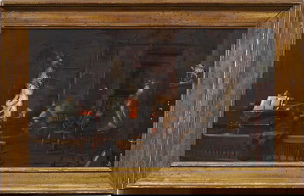 Frank Mason “Winged Victory Studio Interior" Exceptional Impressionist Signed Framed Oil Painting