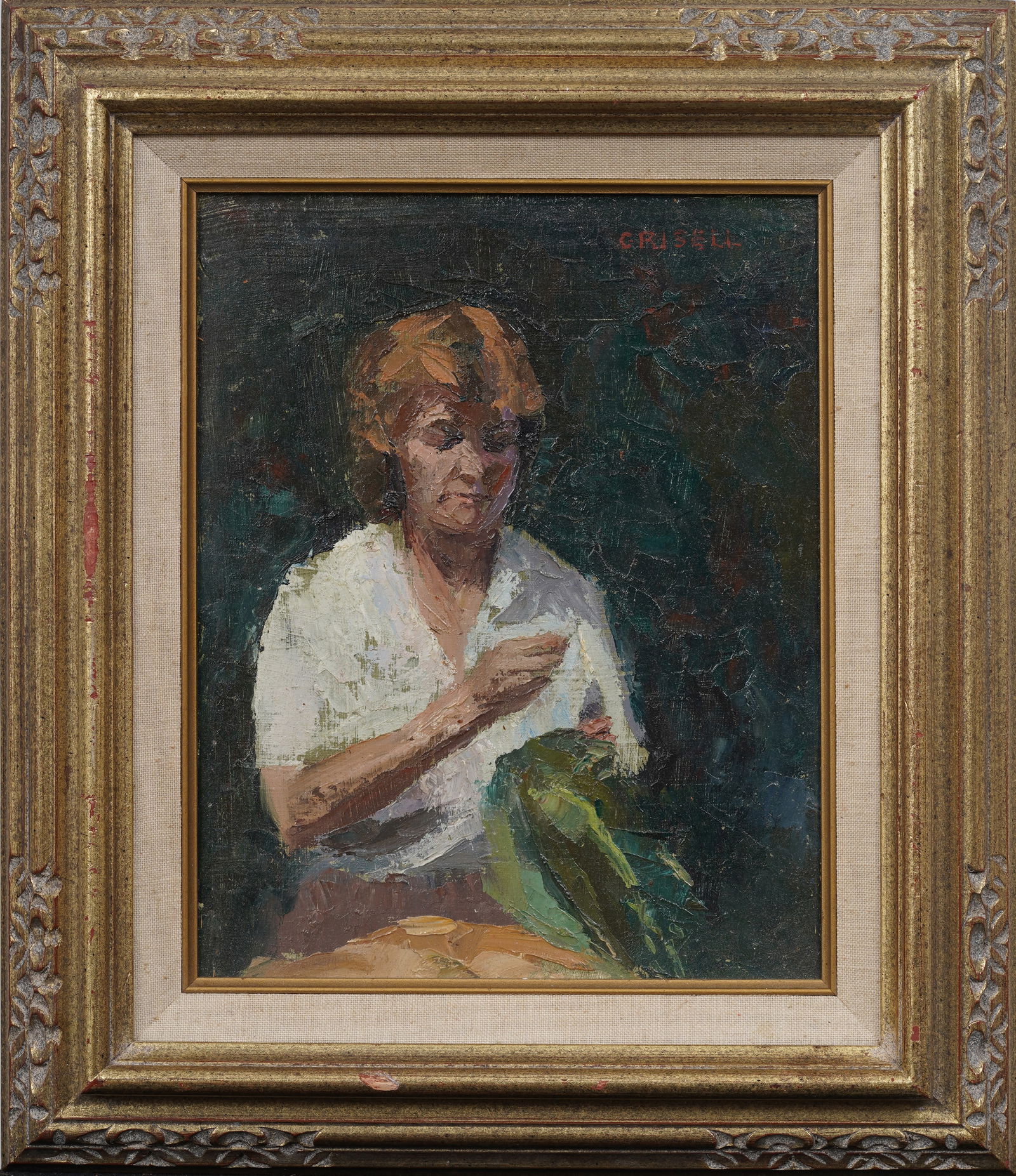 Susan Grisell (B1946) Vintage American Impressionist Framed Landscape Signed Oil Painting (1 of 6)