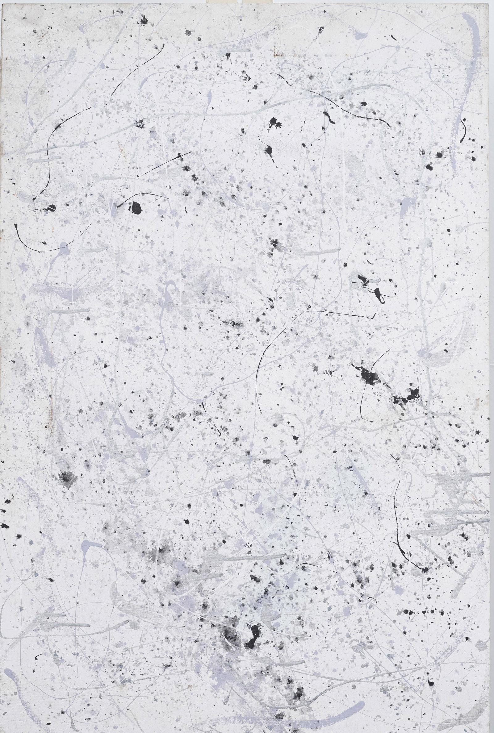 Vintage American Modernist Abstract Expressionist Drip Action Large Oil Painting (1 of 5)