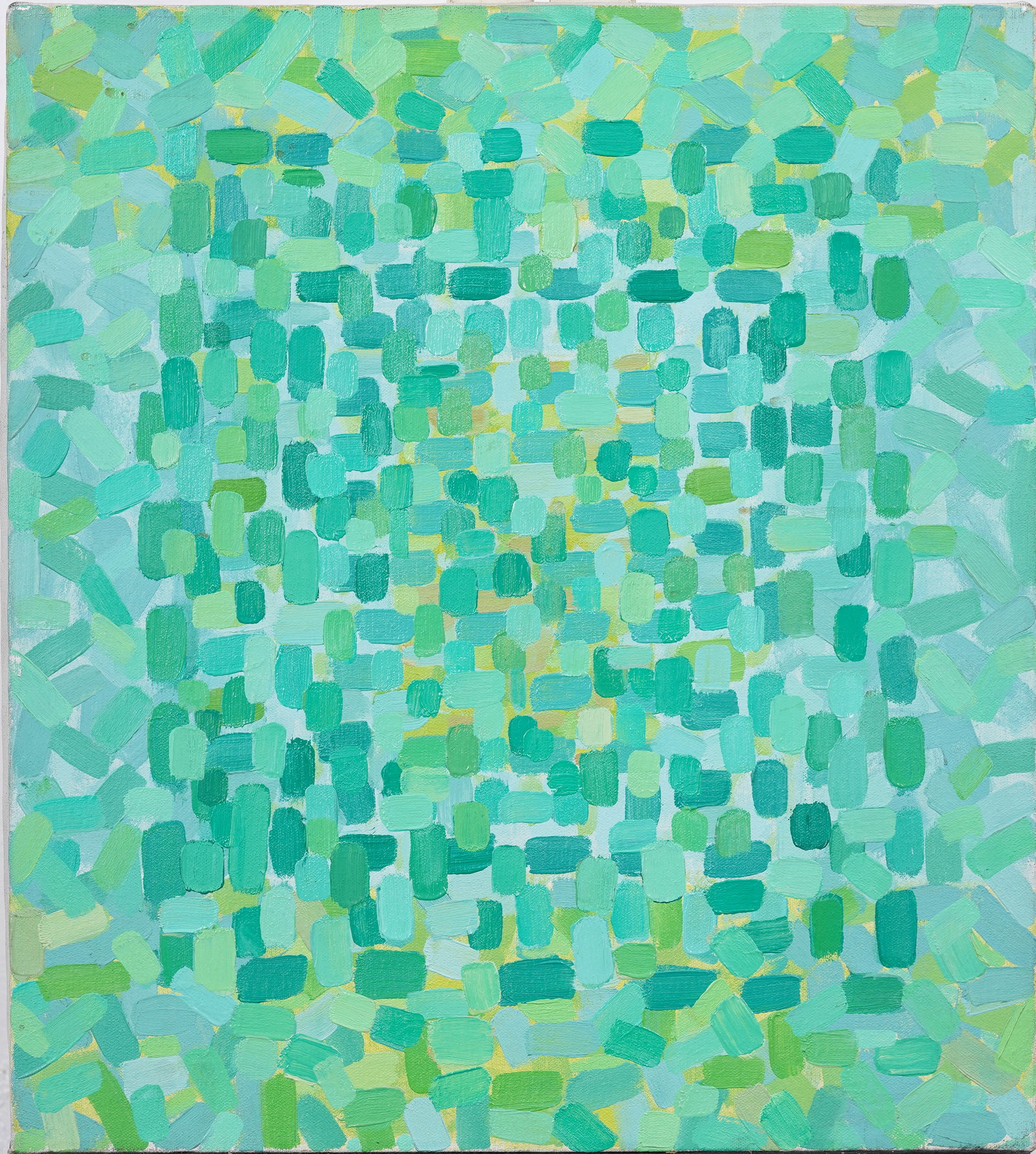 Vintage American Modernist Signed 1968 Abstract Expressionist Oil Painting (1 of 4)