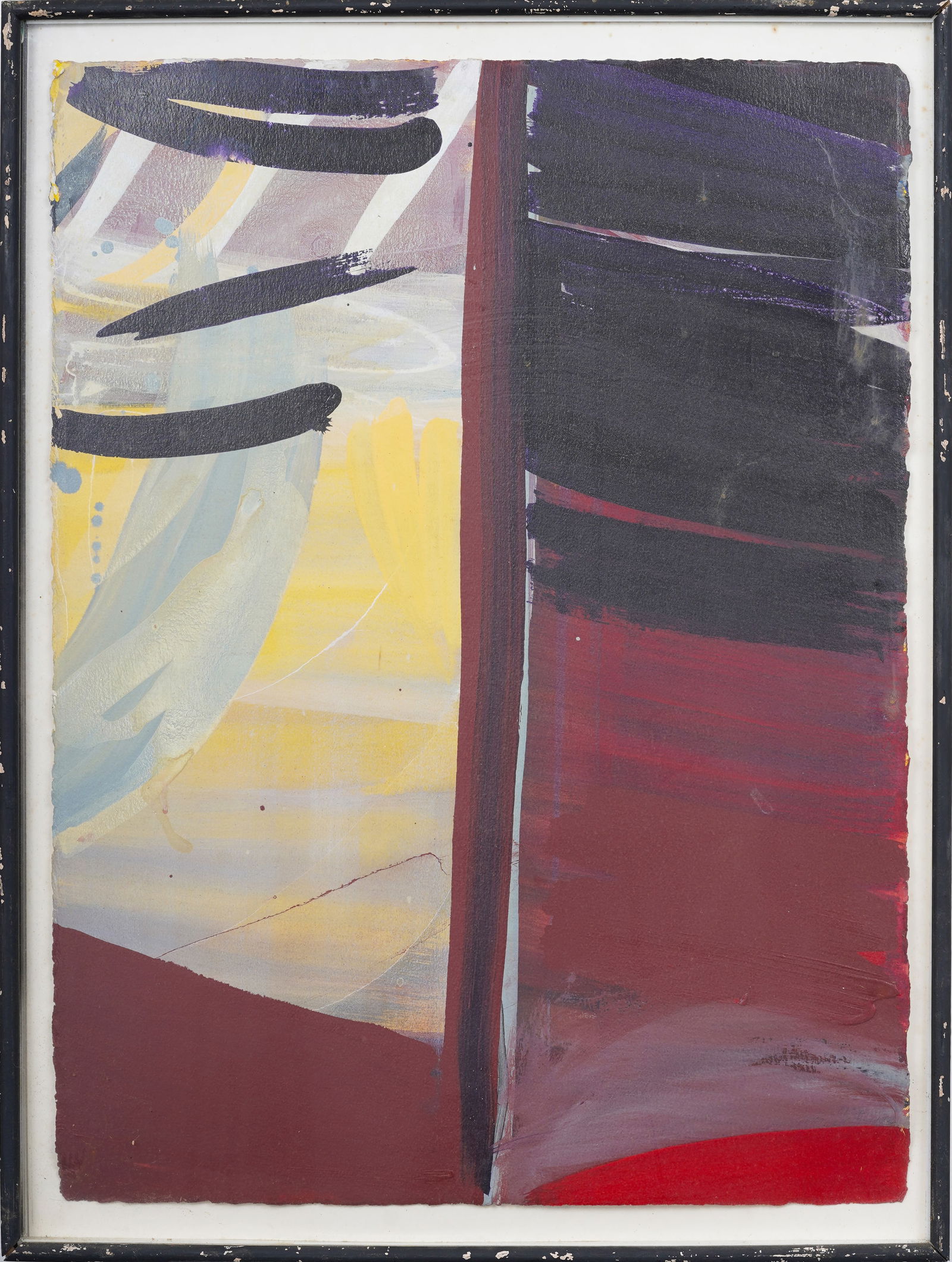 Nancy Miller (1927-2010) Vintage American Modernist Large Female Abstract Expressionist Oil Painting (1 of 5)