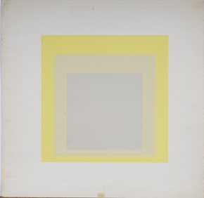 Josef Albers (1888-1976) "Homage to the Square" Geometric Abstract Screen Print