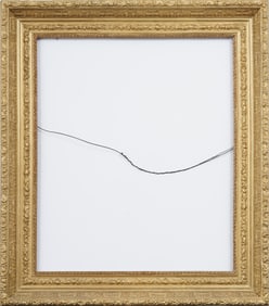 19th Century Ornate Giltwood and Gesso Oil Painting Frame fits 30.25" x 25.25