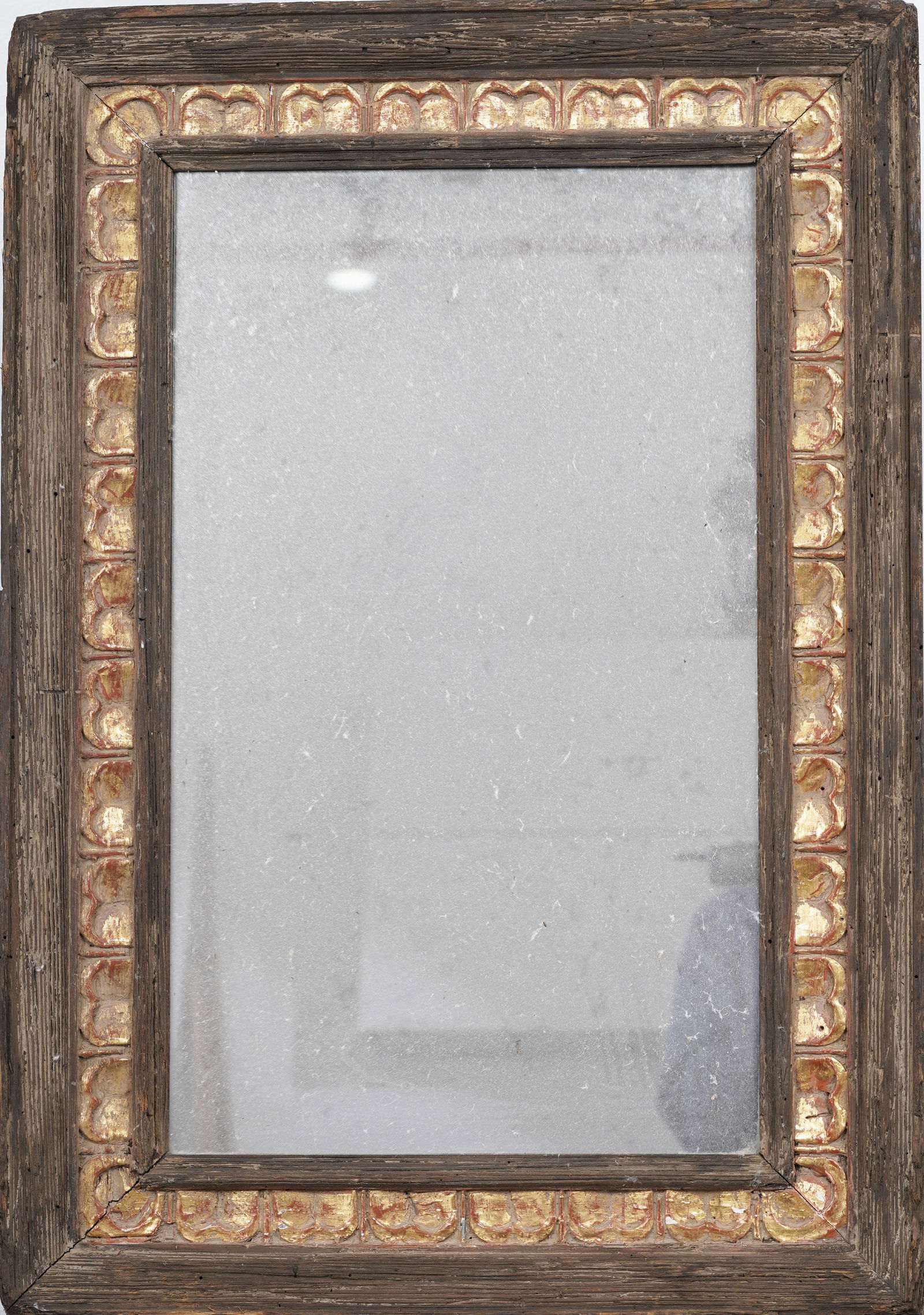 Antique American 20th Century Rustic Oil Painting Frame fits 23.25" x 14.5" Painting (1 of 6)