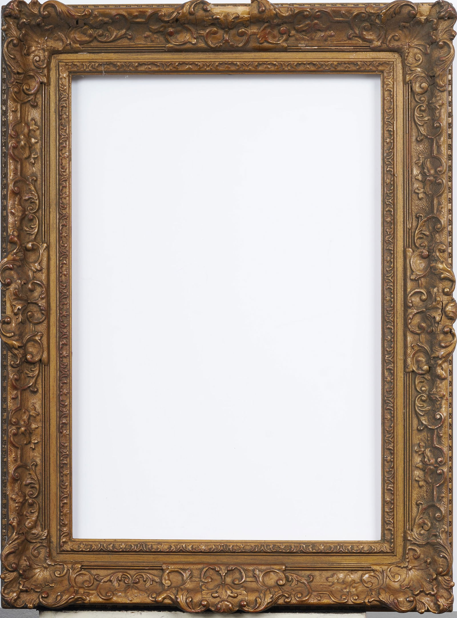 Antique French Ornate Giltwood and Gesso Barbizon Oil Painting Frame fits 25.5" x 17.5" Painting (1 of 7)