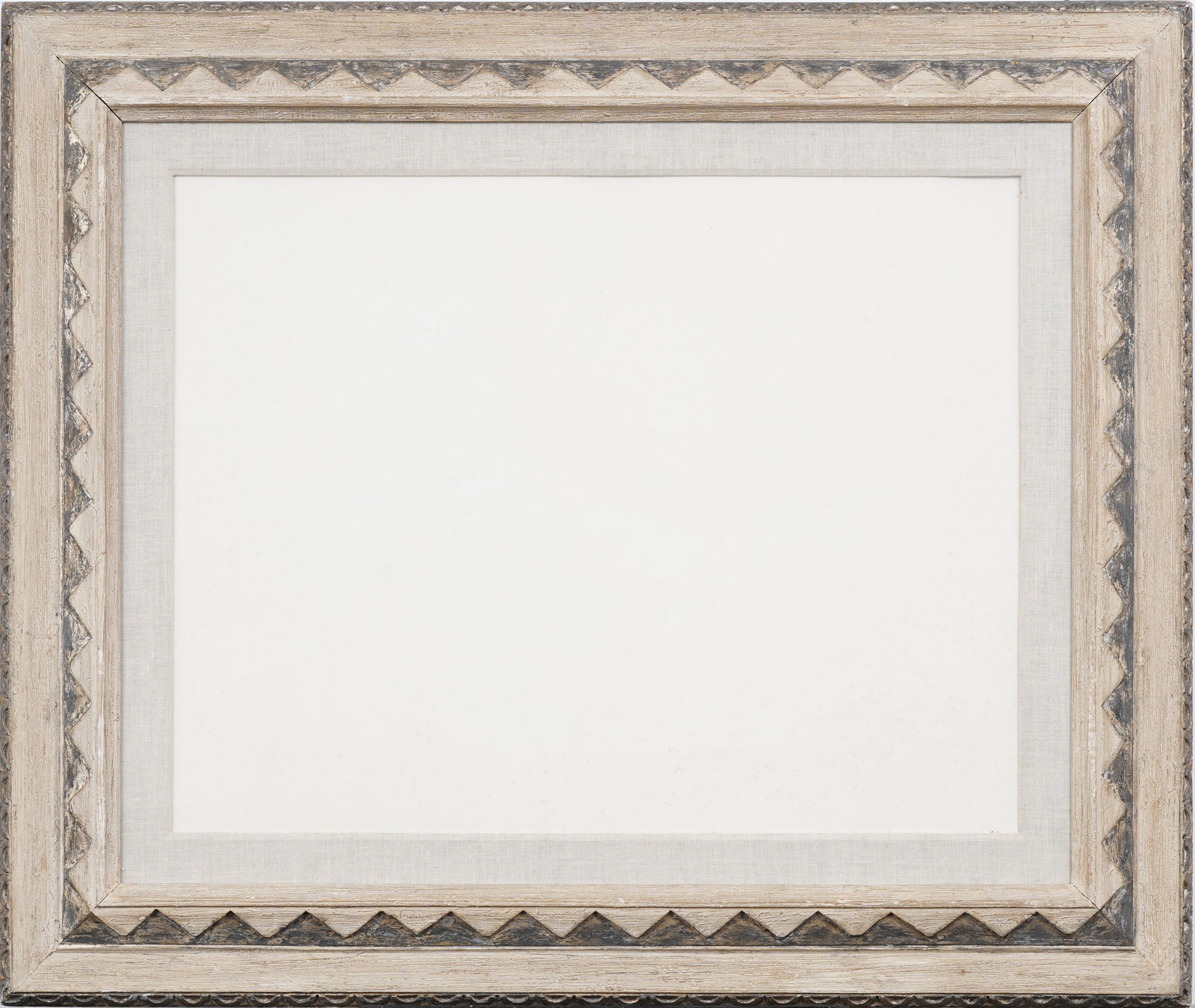 Mid-Century House of Heydenryk American Modernist Carved Wood Frame fits 28" x 34.5" Painting (1 of 7)