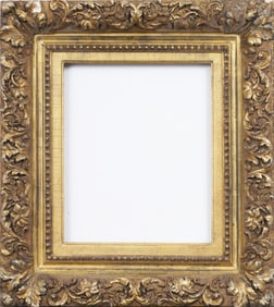 Antique French Giltwood and Gesso Oil Painting Frame fits 12.25" x 10.25" Painting