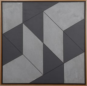 Duayne Hatchett (1925 - 2015) Vintage Ameican Modernist Post War Abstract Signed Painting