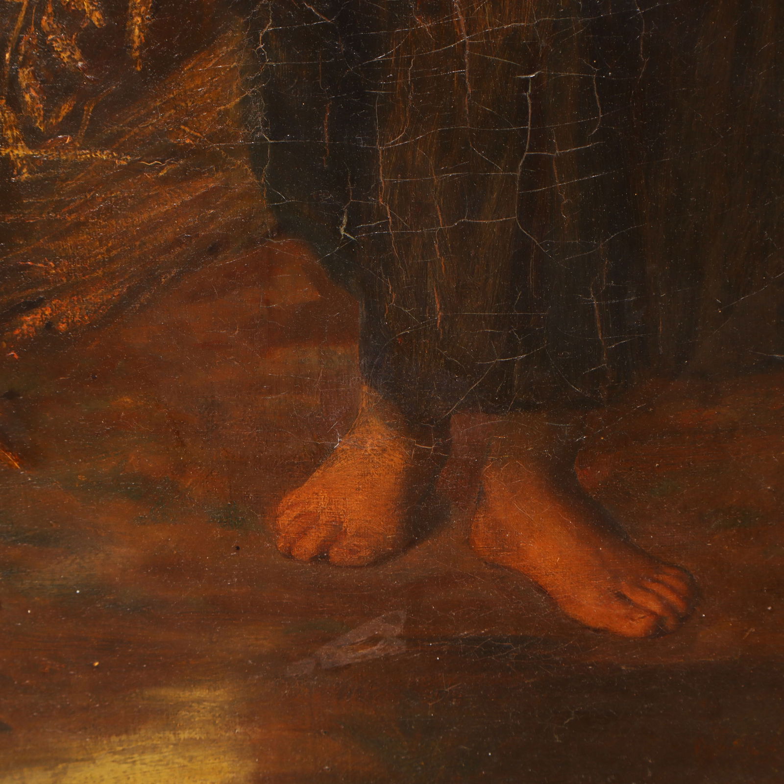 Frederick George Cotman (1850 - 1920) Large 19th Century Impressionist Portrait Framed Oil Painting - 3