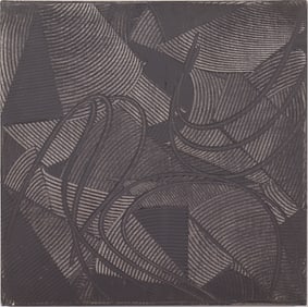 Duayne Hatchett (1925 - 2015) Vintage Ameican Modernist Post War Abstract Signed Painting