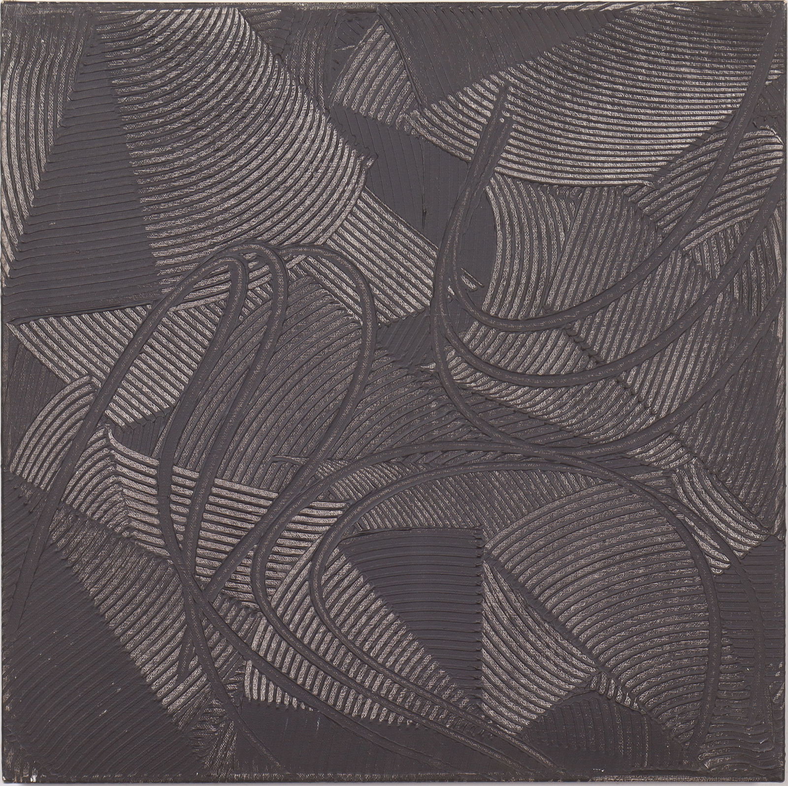 Duayne Hatchett (1925 - 2015) Vintage Ameican Modernist Post War Abstract Signed Painting: Vintage American modernist oil painting. Signed verso. Measuring: 18 by 18 inches overall. Please see all images for condition. Size is measured and written on the back of the painting or next to