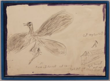 Vintage American Folk Art Mixed Media