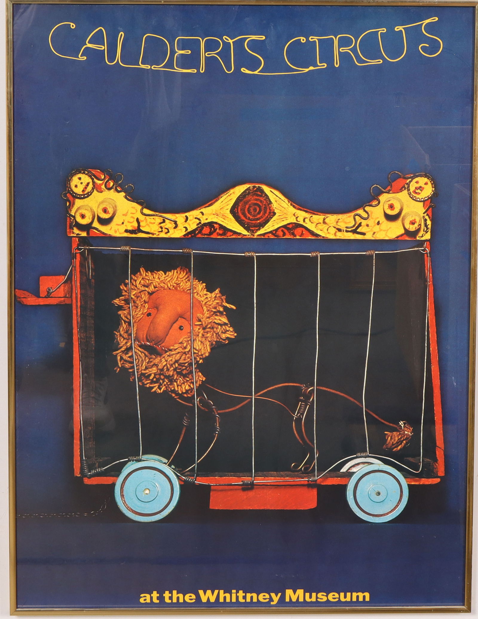 Alexander Calder (1898-1976) "Calder's Circus" Whitney Museum Show Poster Rare Framed MCM: Vintage American show poster. Framed. Measuring: 24 by 32. inches overall. Please see all images for condition. Size is measured and written on the back of the painting or next to each object. The fir