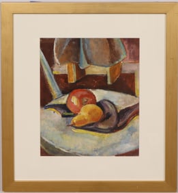 ATTR Nicolai S. (Nicola) Cikovsky (1894 - 1984) Vintage American Modernist Still Life  Oil Painting