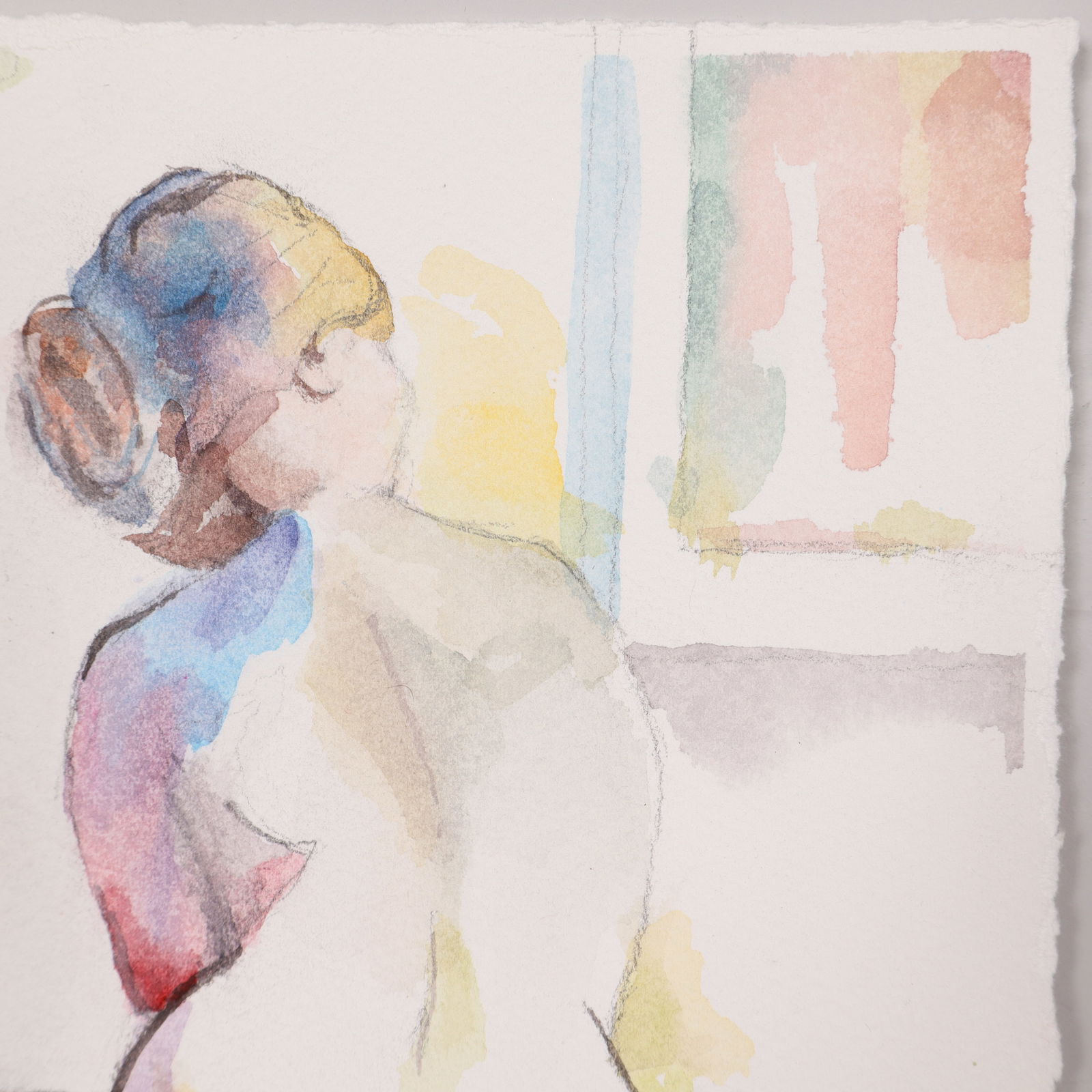 Luminal Form: A Seated Nude Study - 3