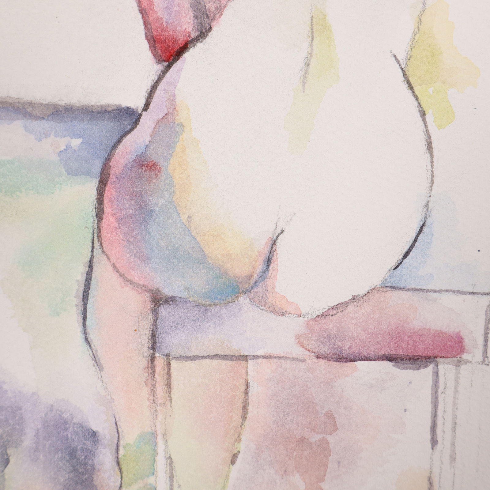 Luminal Form: A Seated Nude Study - 4