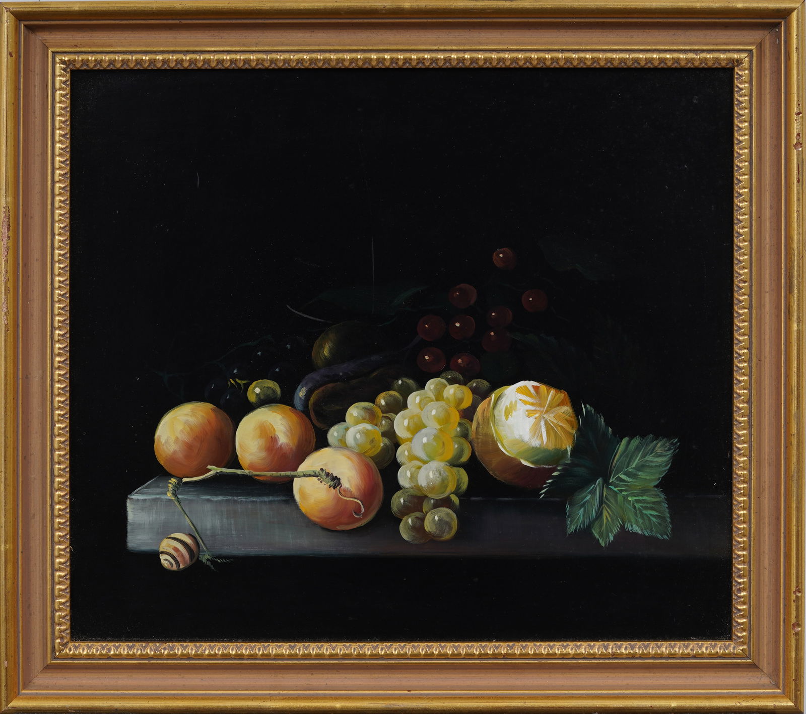 Contemporary Still Life After the Original by Jan Davids de Heem Framed Oil Painting on Wood Panel (1 of 8)