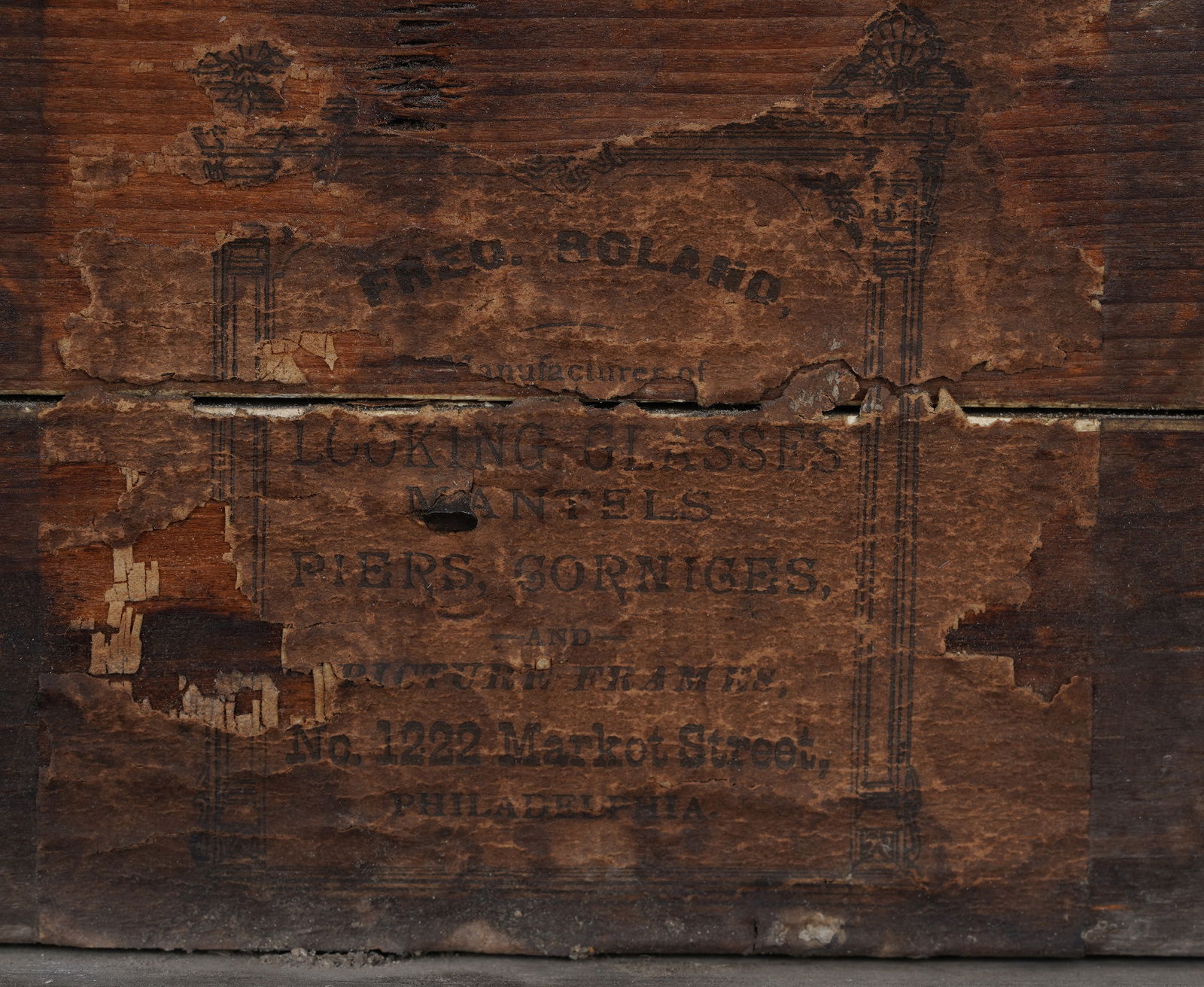 Antique American Hudson River School Monogrammed River Landscape Framed Oil Painting - 7