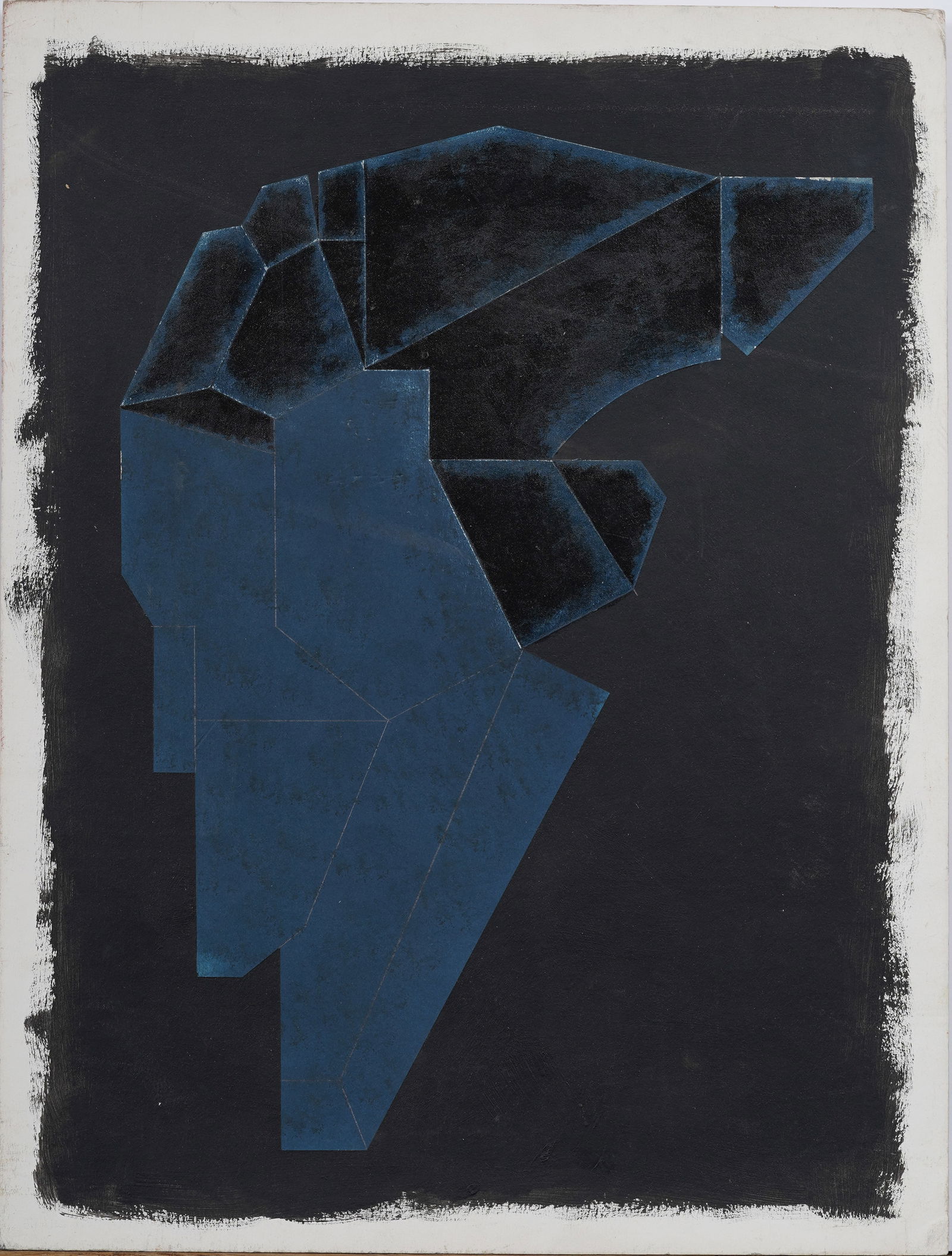 Vintage American Abstract MCM Modernist Original Painting (1 of 4)