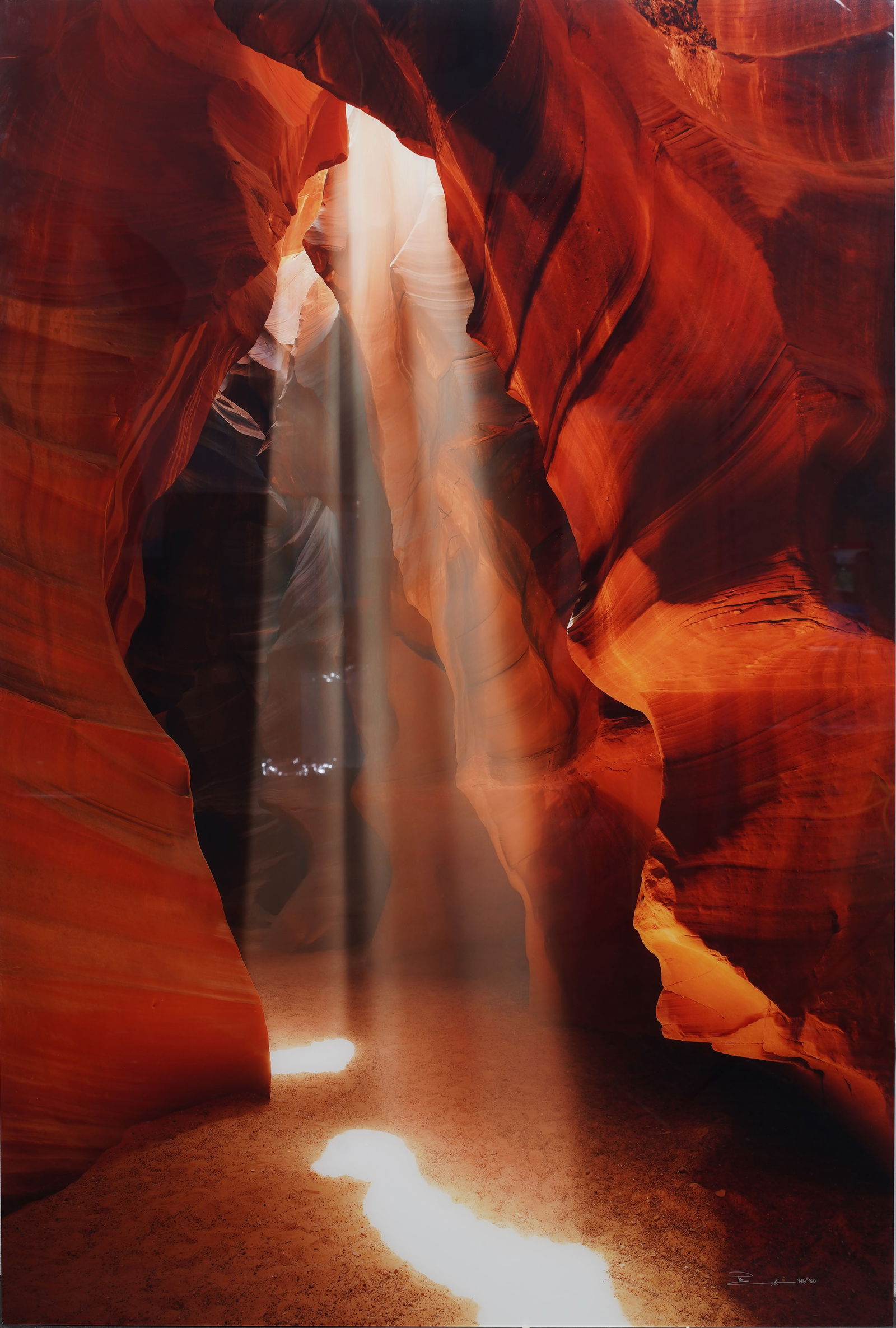 Peter Lik Monumental Southwestern Sunlit Canyon Mounted Photographic Print with Authentication (1 of 13)