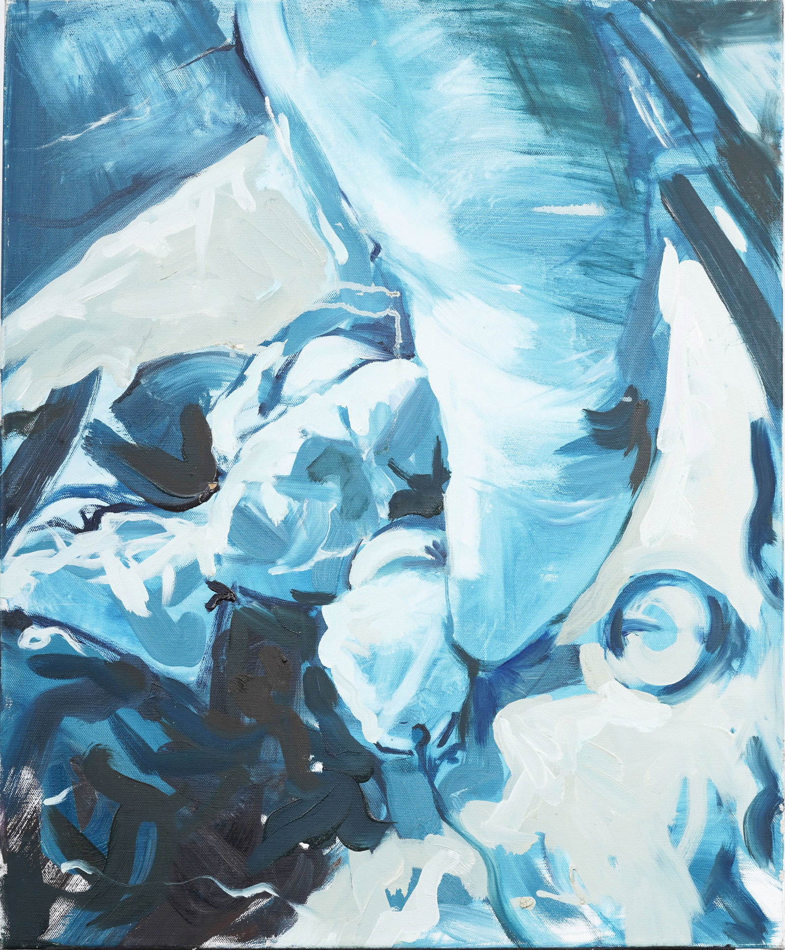 Contemporary American Abstract Gestural Original Oil Painting (1 of 4)