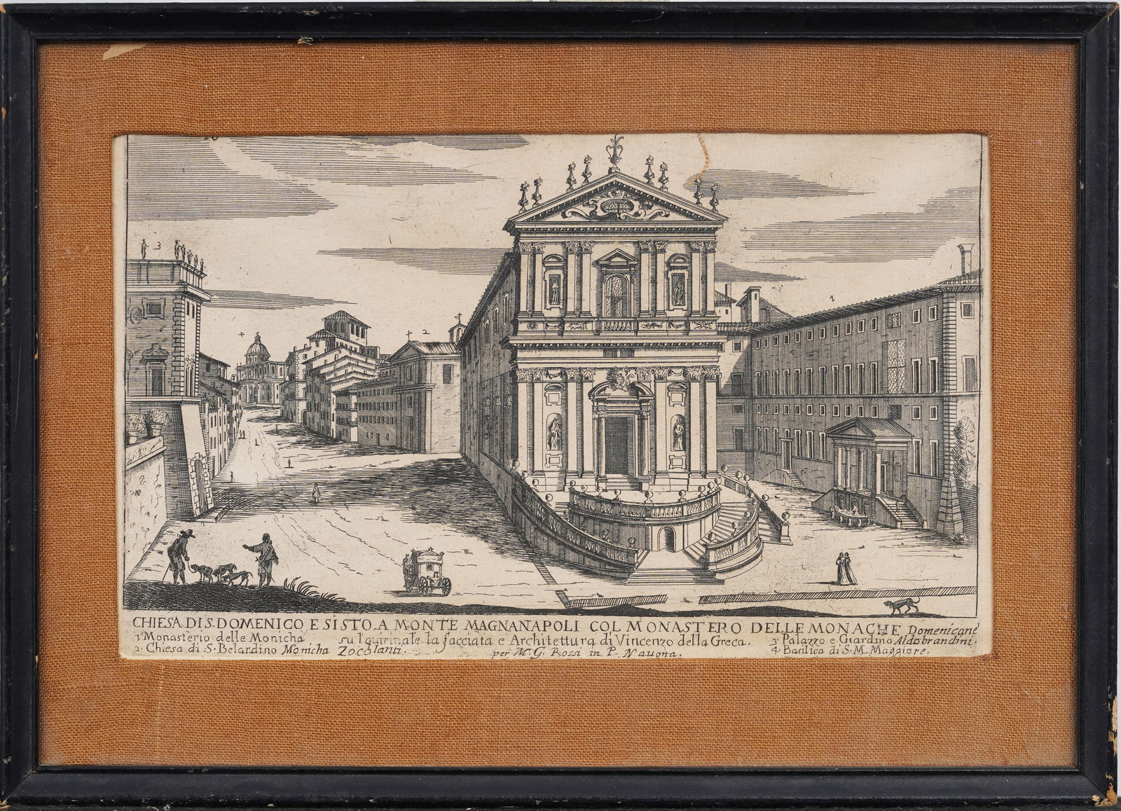 Antique Italian Vintage Cityscape Print (1 of 6)